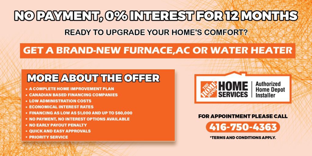 Home Depot Toronto Cambridge Heating And Cooling   HomeDepot 12Months Offer 1024x512 