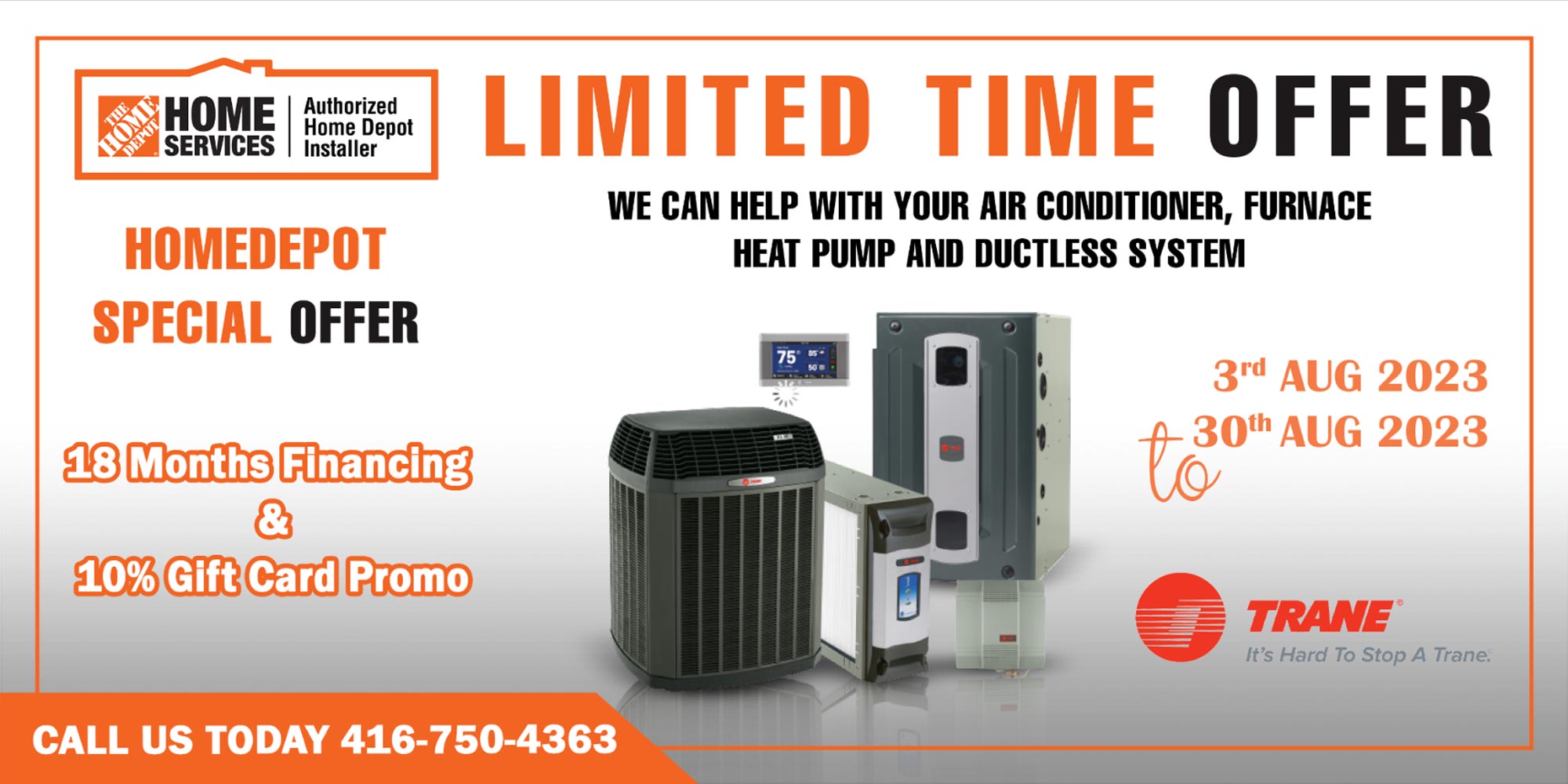 home depot hvac service cost